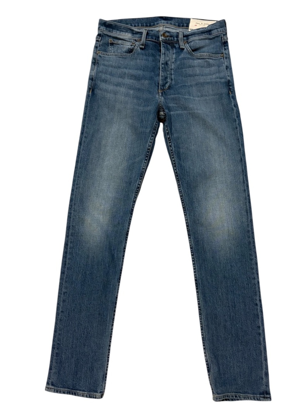 Rag & Bone Fit 2 Slim Jeans 31 x 32 Townsend Wash USA Organic Cotton button fly
